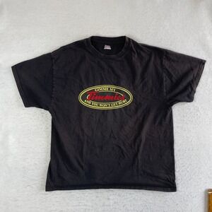 Hanes Beefy-T T-Shirt Mens XL Black Gimme My Timmies Tim Hortons Graphic Tee